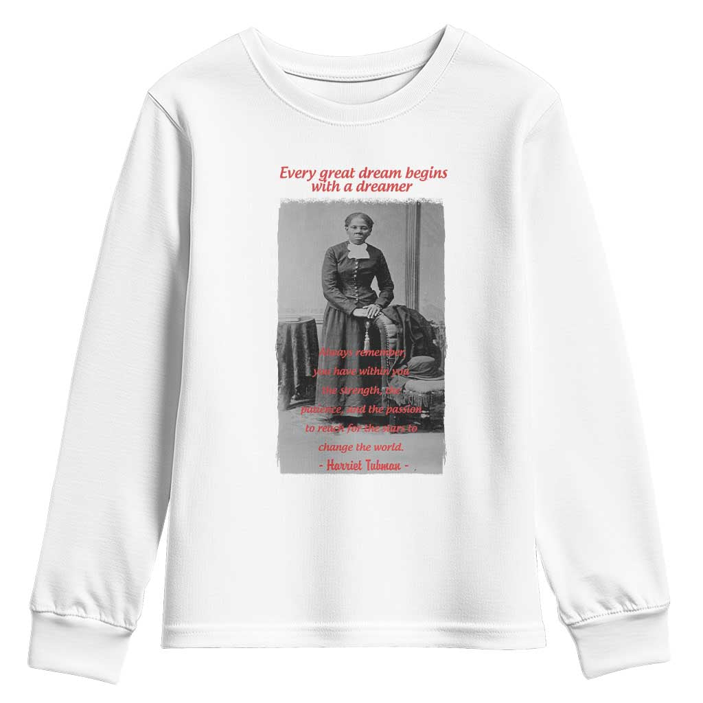 Harriet Tubman Youth Sweatshirt Black History Month