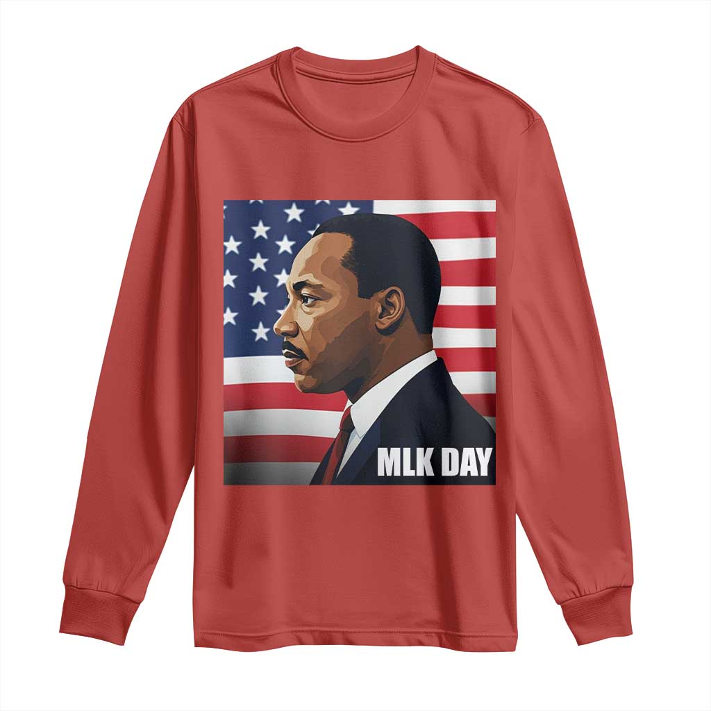 Martin Luther King Jr Long Sleeve Shirt Human Rights - African Pride
