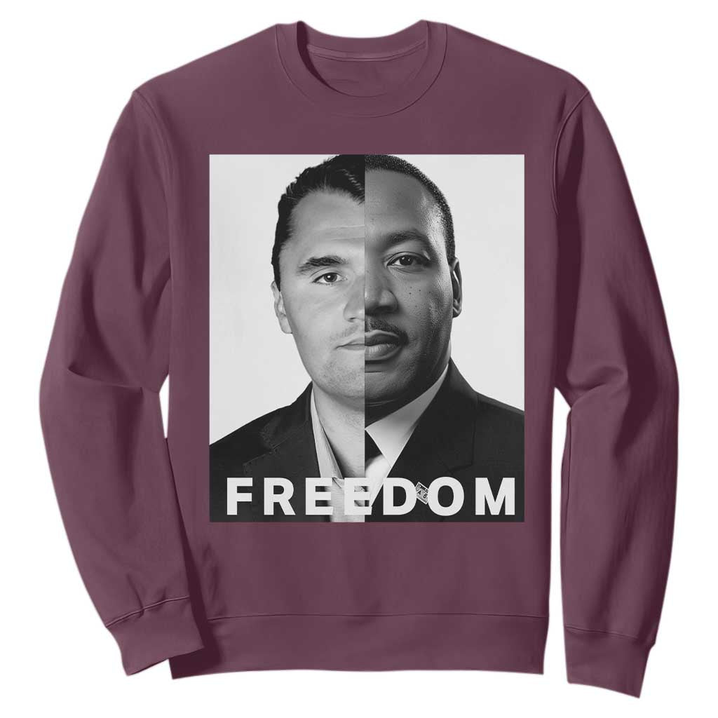 Freedom Charlie Kirk Sweatshirt Martin Luther King Jr - African Pride