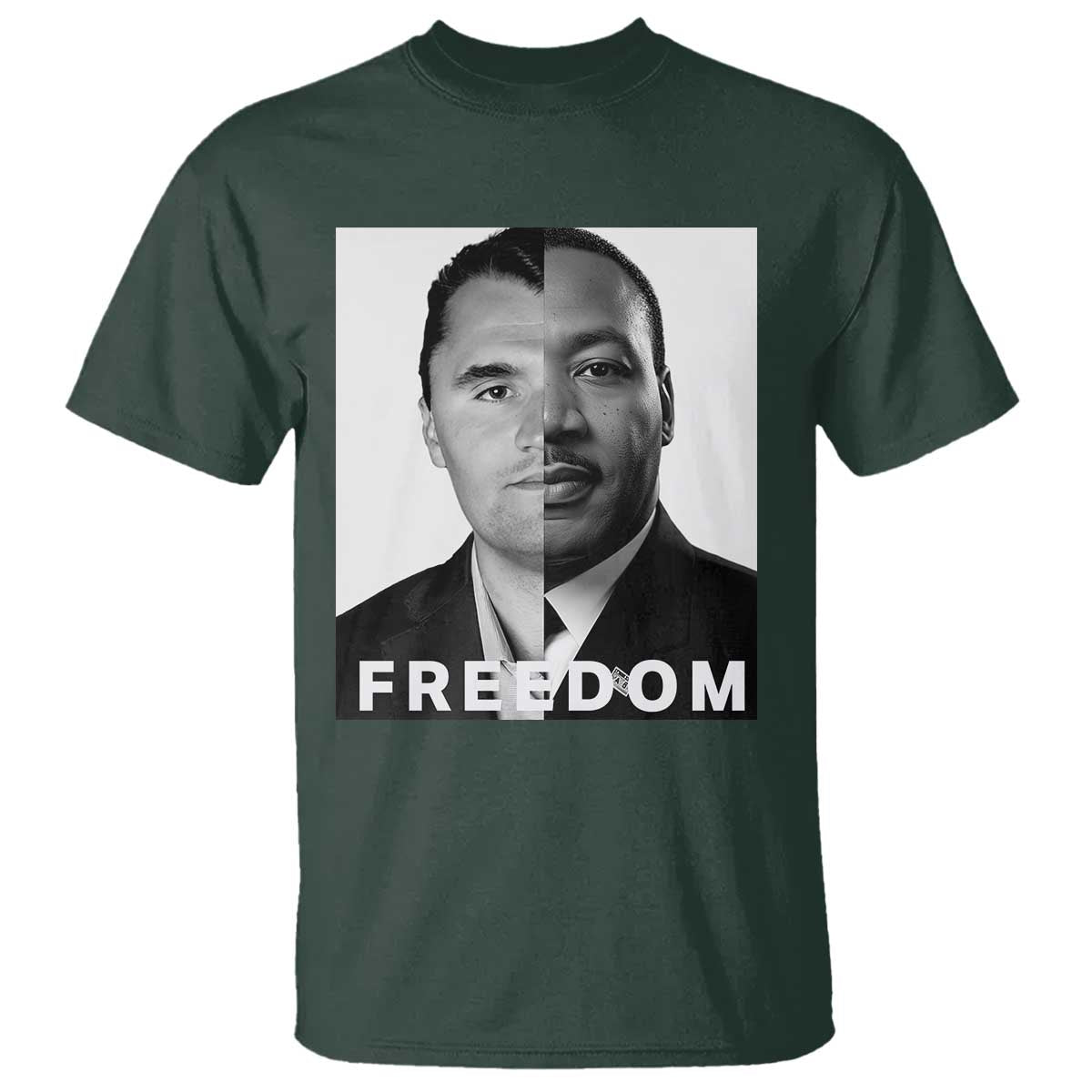 Freedom Charlie Kirk T Shirt Martin Luther King Jr - African Pride