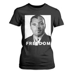 Freedom Charlie Kirk T Shirt For Women Martin Luther King Jr - African Pride