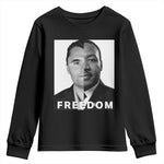 Freedom Charlie Kirk Youth Sweatshirt Martin Luther King Jr - African Pride