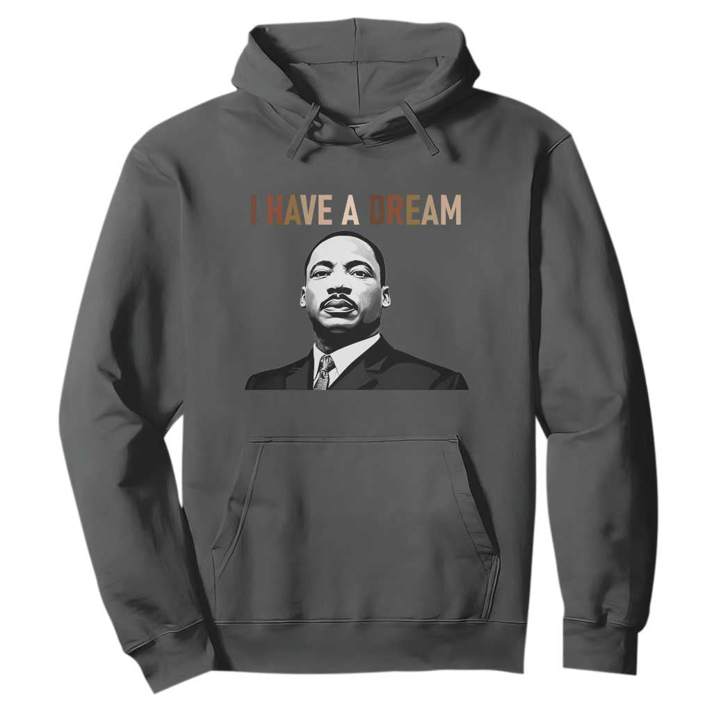 Martin Luther King Jr Hoodie I Have a Dream Cool Melanin Black History - African Pride