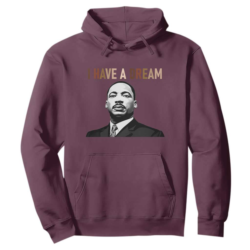 Martin Luther King Jr Hoodie I Have a Dream Cool Melanin Black History - African Pride