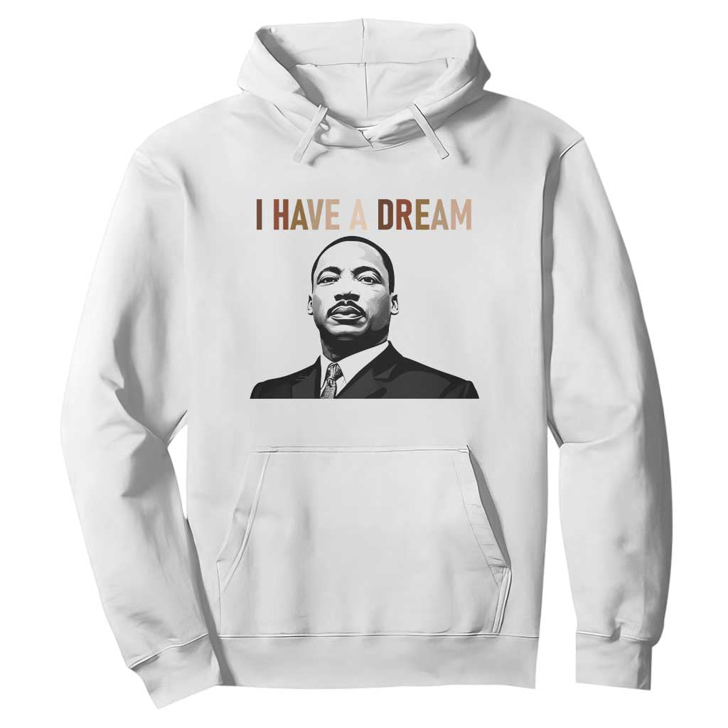 Martin Luther King Jr Hoodie I Have a Dream Cool Melanin Black History - African Pride