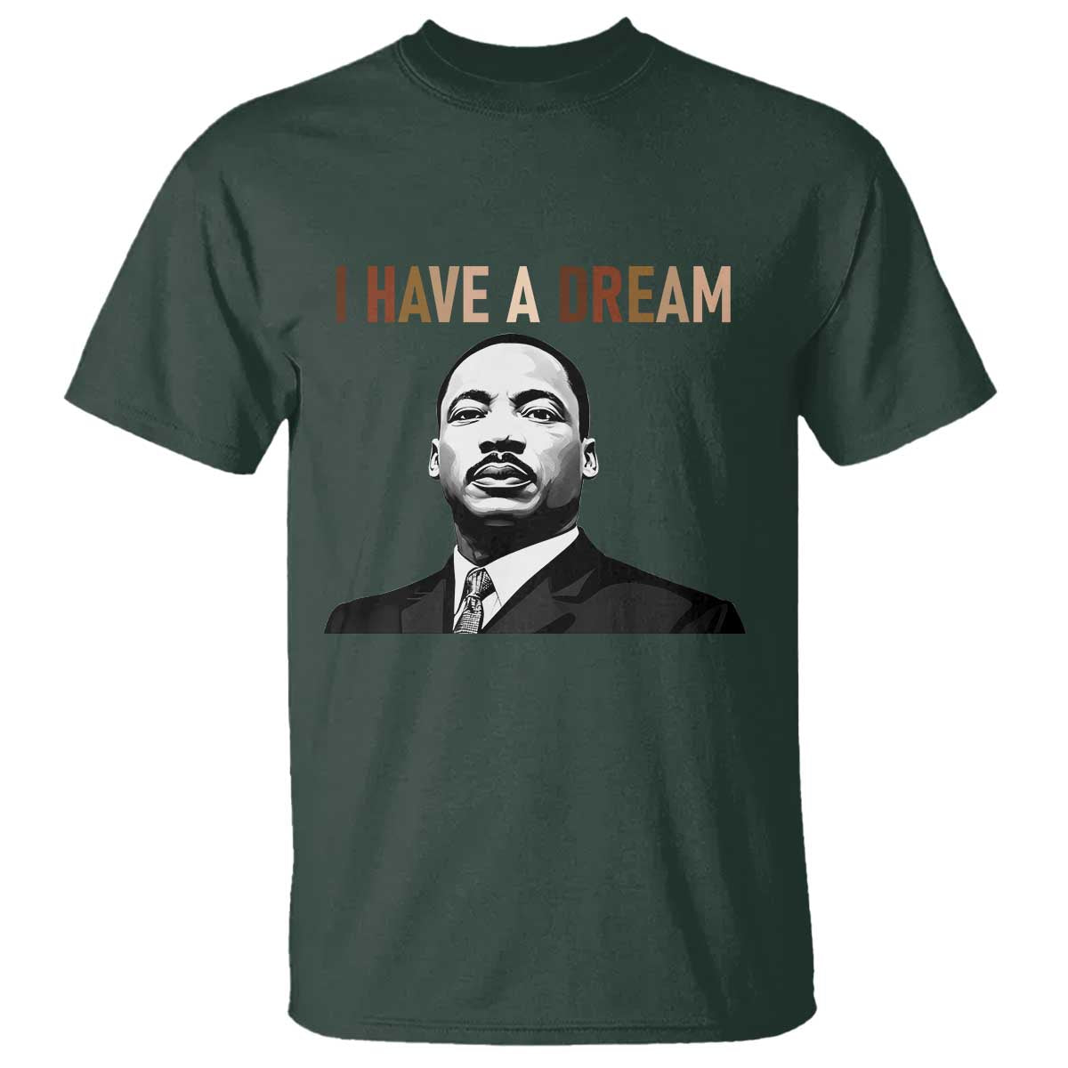 Martin Luther King Jr T Shirt I Have a Dream Cool Melanin Black History - African Pride
