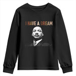 Martin Luther King Jr Youth Sweatshirt I Have a Dream Cool Melanin Black History - African Pride