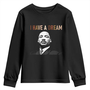 Martin Luther King Jr Youth Sweatshirt I Have a Dream Cool Melanin Black History - African Pride