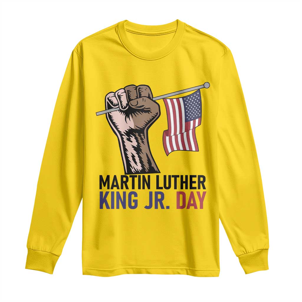 Martin Luther King Jr Long Sleeve Shirt Black History Month - African Pride