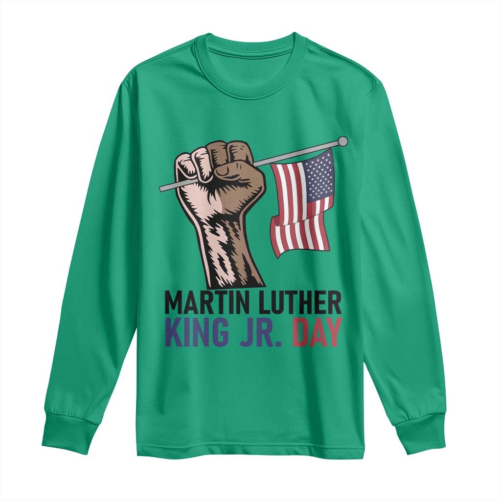 Martin Luther King Jr Long Sleeve Shirt Black History Month - African Pride