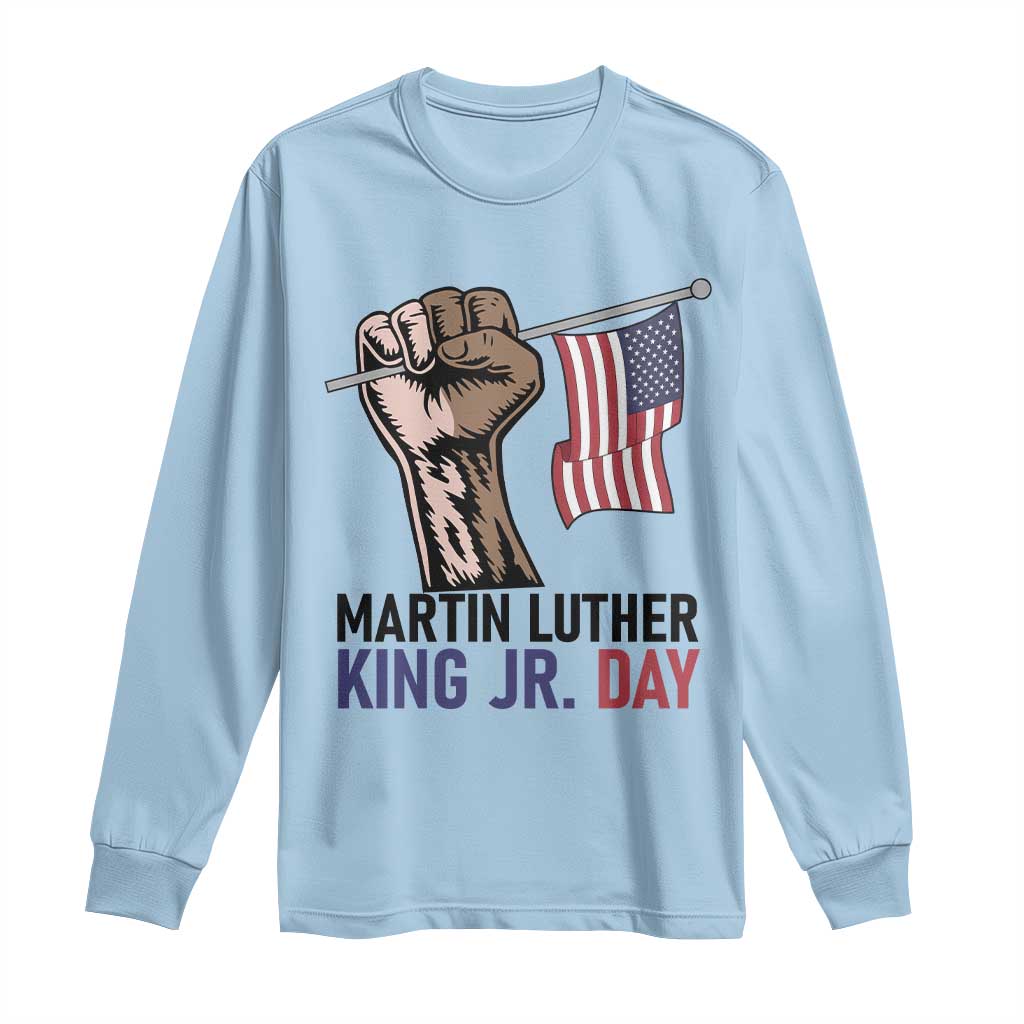 Martin Luther King Jr Long Sleeve Shirt Black History Month - African Pride