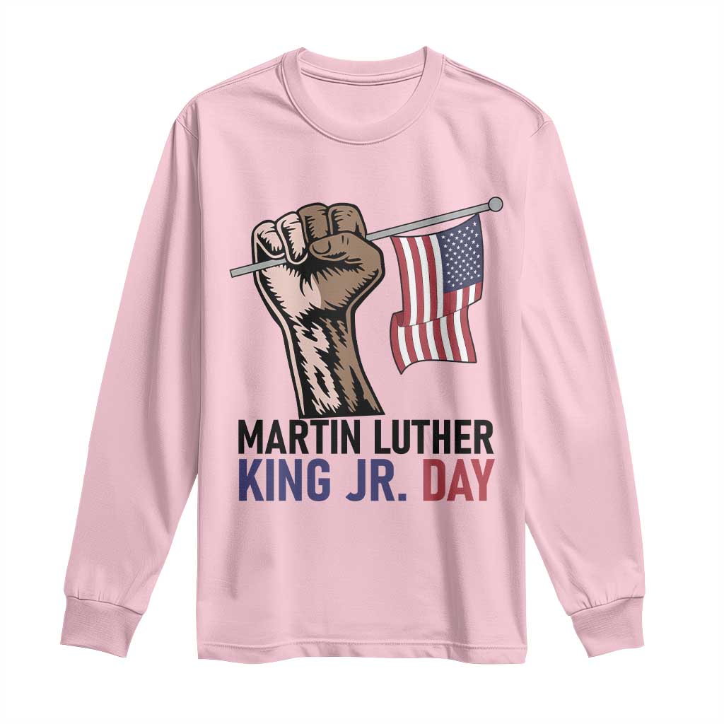 Martin Luther King Jr Long Sleeve Shirt Black History Month - African Pride