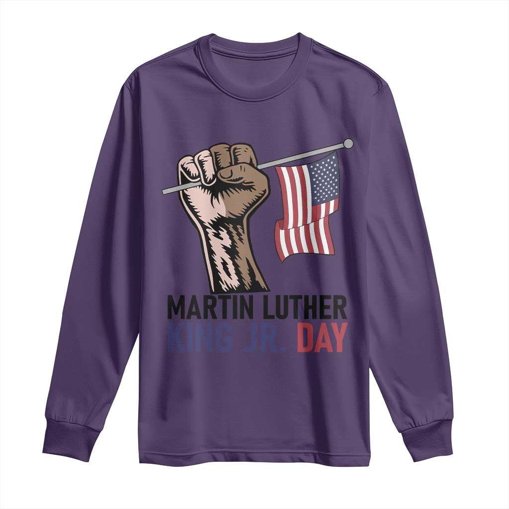 Martin Luther King Jr Long Sleeve Shirt Black History Month - African Pride