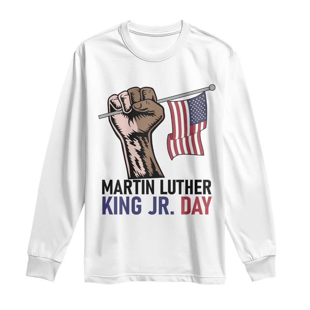 Martin Luther King Jr Long Sleeve Shirt Black History Month - African Pride