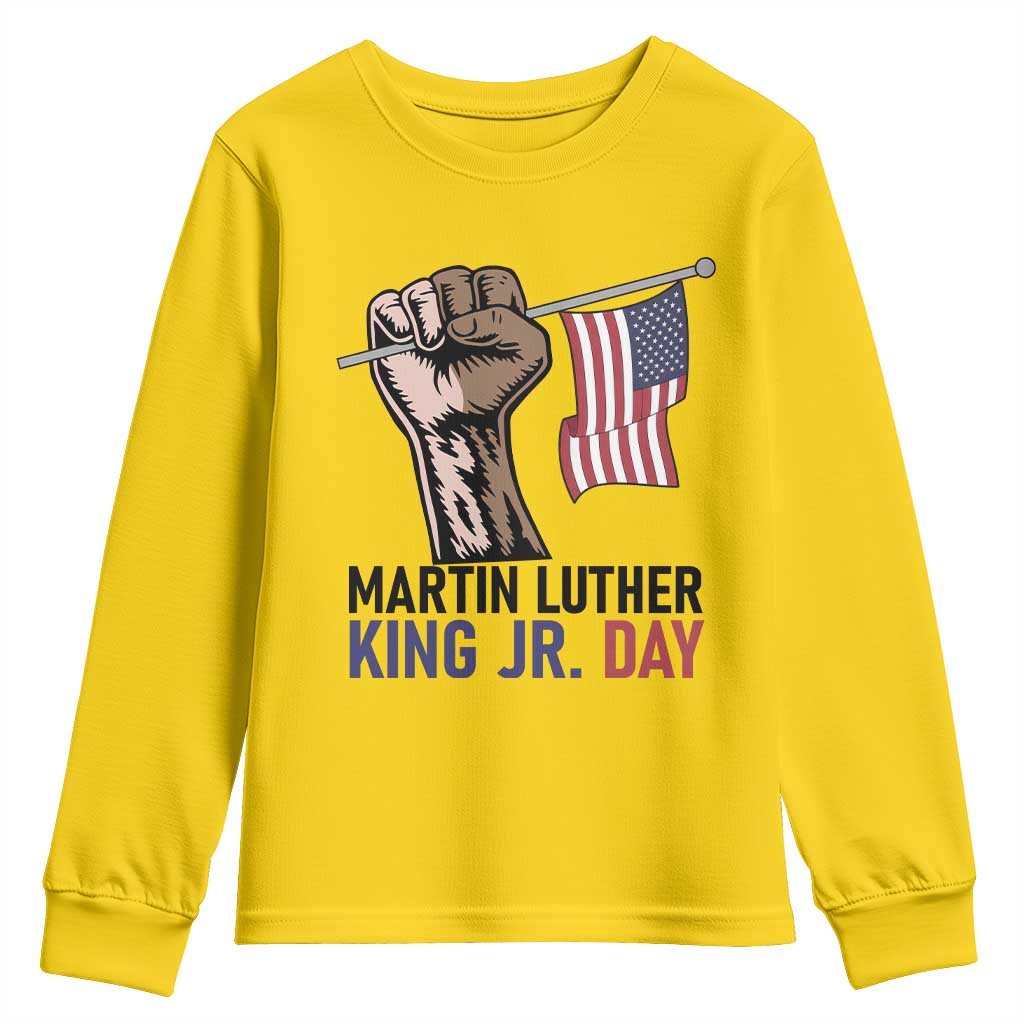 Martin Luther King Jr Youth Sweatshirt Black History Month - African Pride