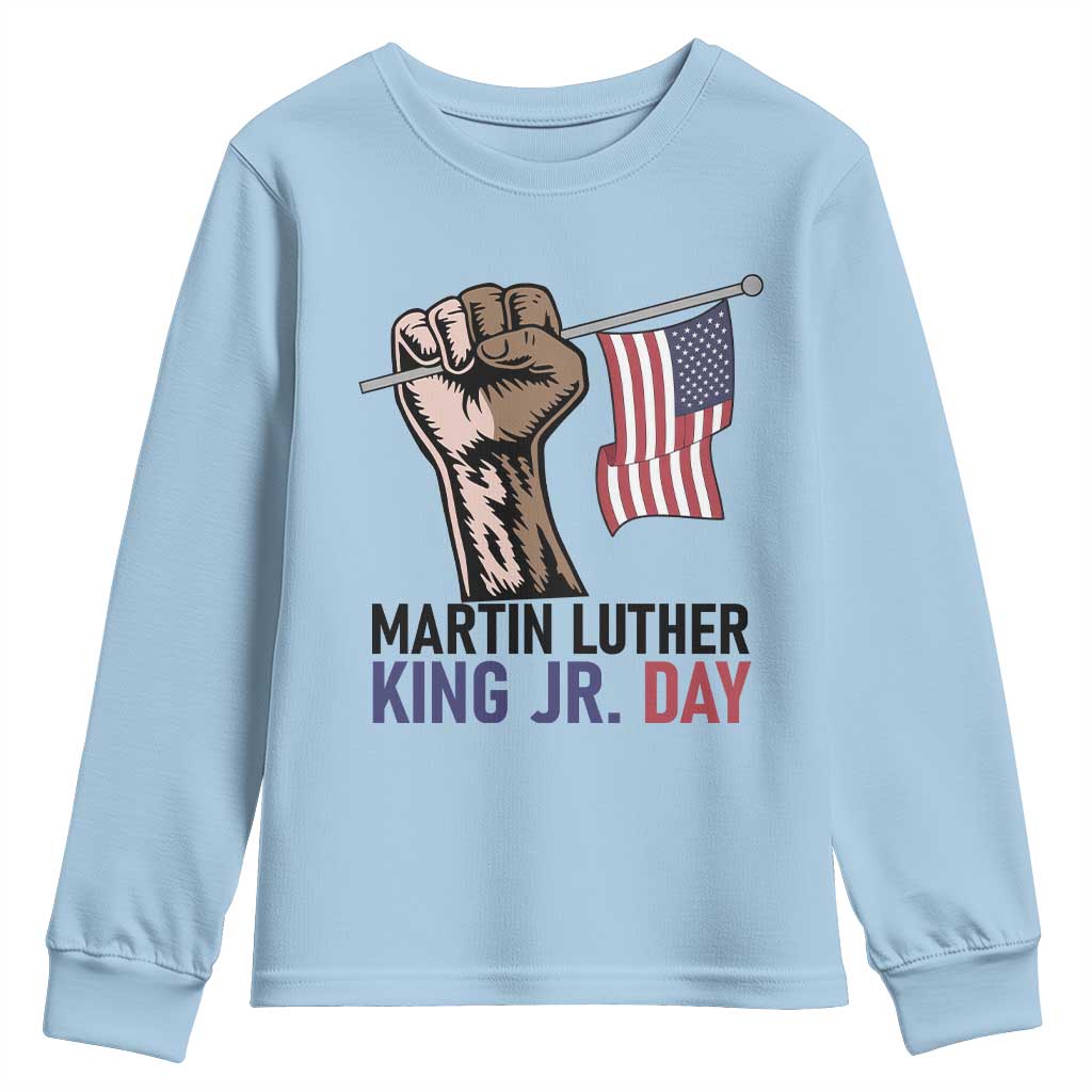 Martin Luther King Jr Youth Sweatshirt Black History Month - African Pride
