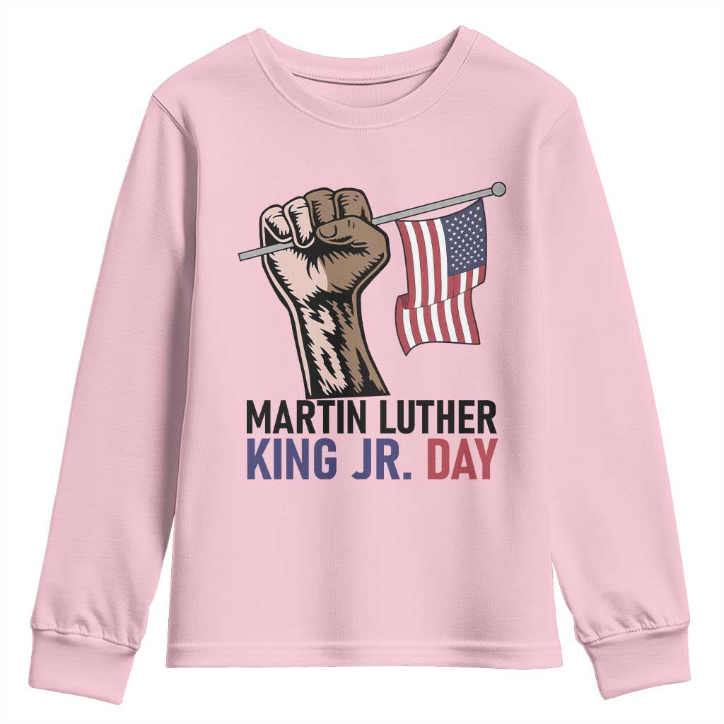 Martin Luther King Jr Youth Sweatshirt Black History Month - African Pride