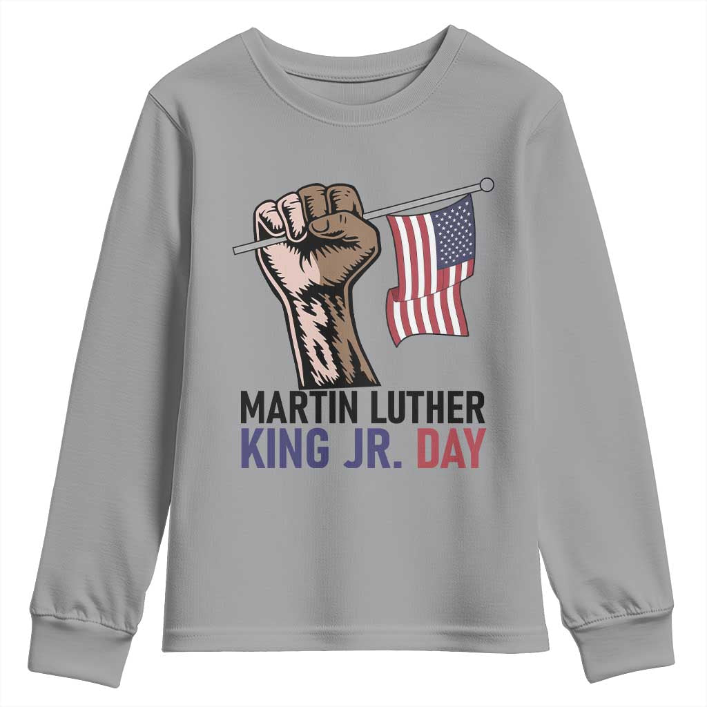 Martin Luther King Jr Youth Sweatshirt Black History Month - African Pride