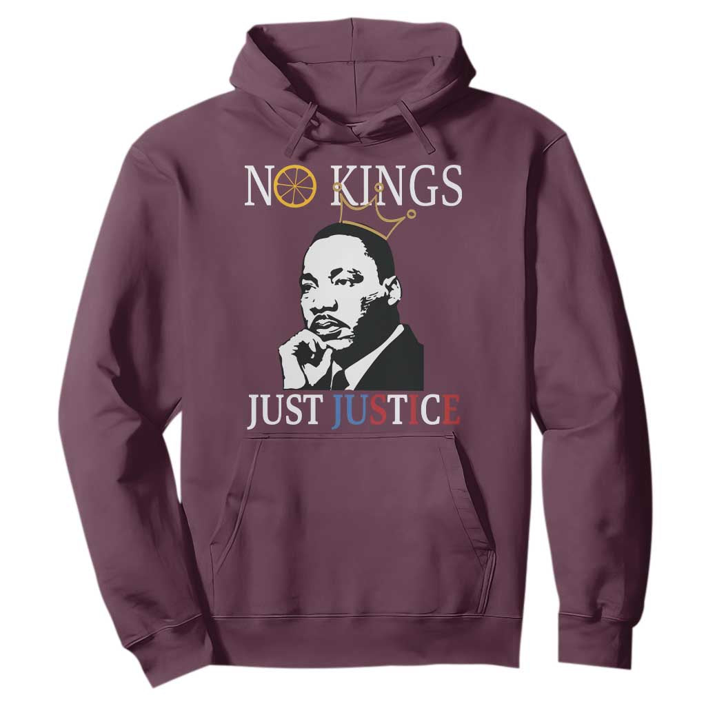 Martin Luther King Jr Hoodie No Kings Just Justice - African Pride