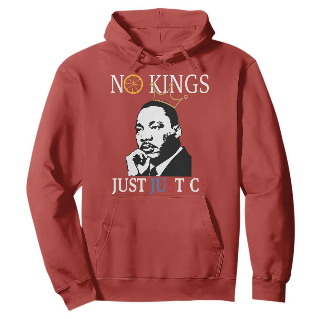 Martin Luther King Jr Hoodie No Kings Just Justice - African Pride
