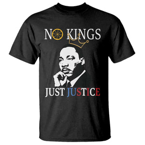 Martin Luther King Jr T Shirt No Kings Just Justice - African Pride