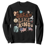Martin Luther King Jr Sweatshirt Black History Melanin African American - African Pride