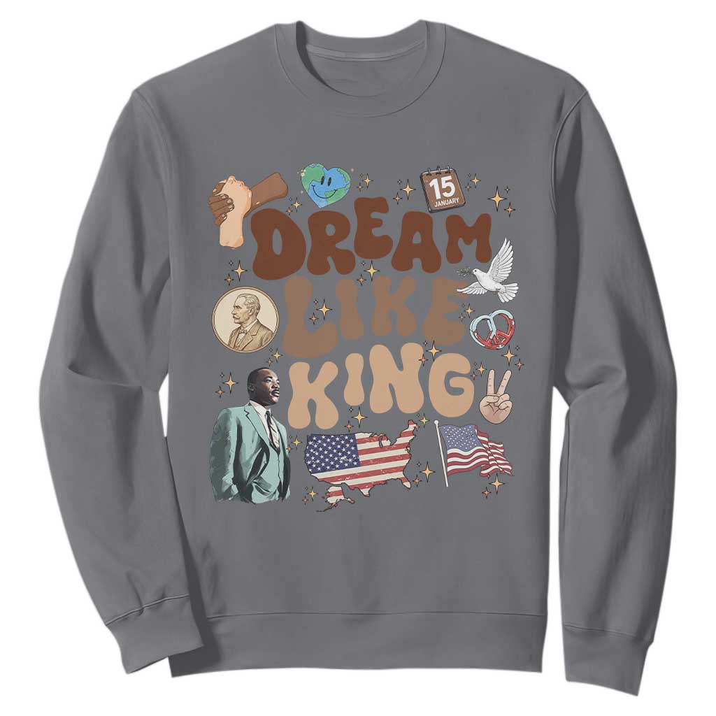Martin Luther King Jr Sweatshirt Black History Melanin African American - African Pride