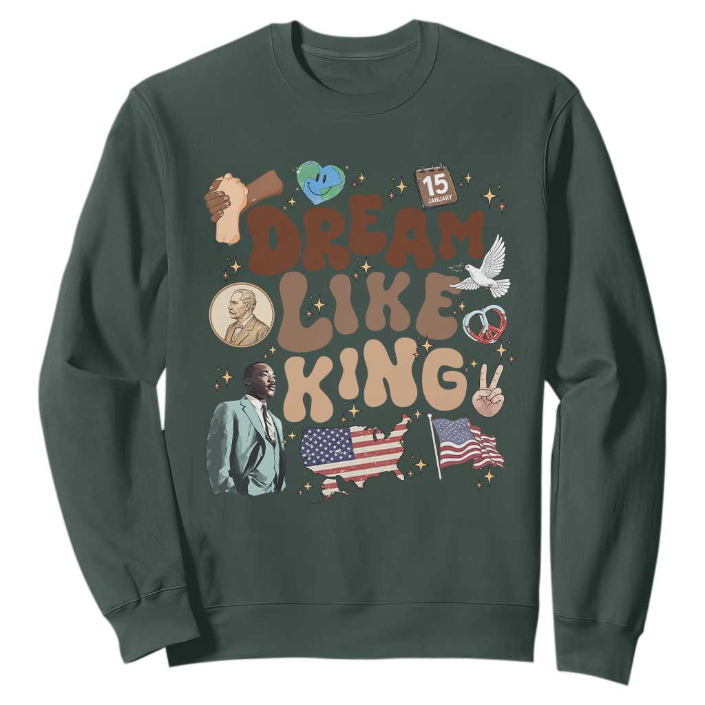Martin Luther King Jr Sweatshirt Black History Melanin African American - African Pride