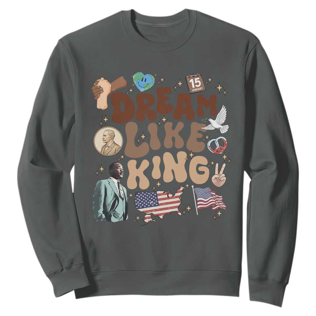 Martin Luther King Jr Sweatshirt Black History Melanin African American - African Pride
