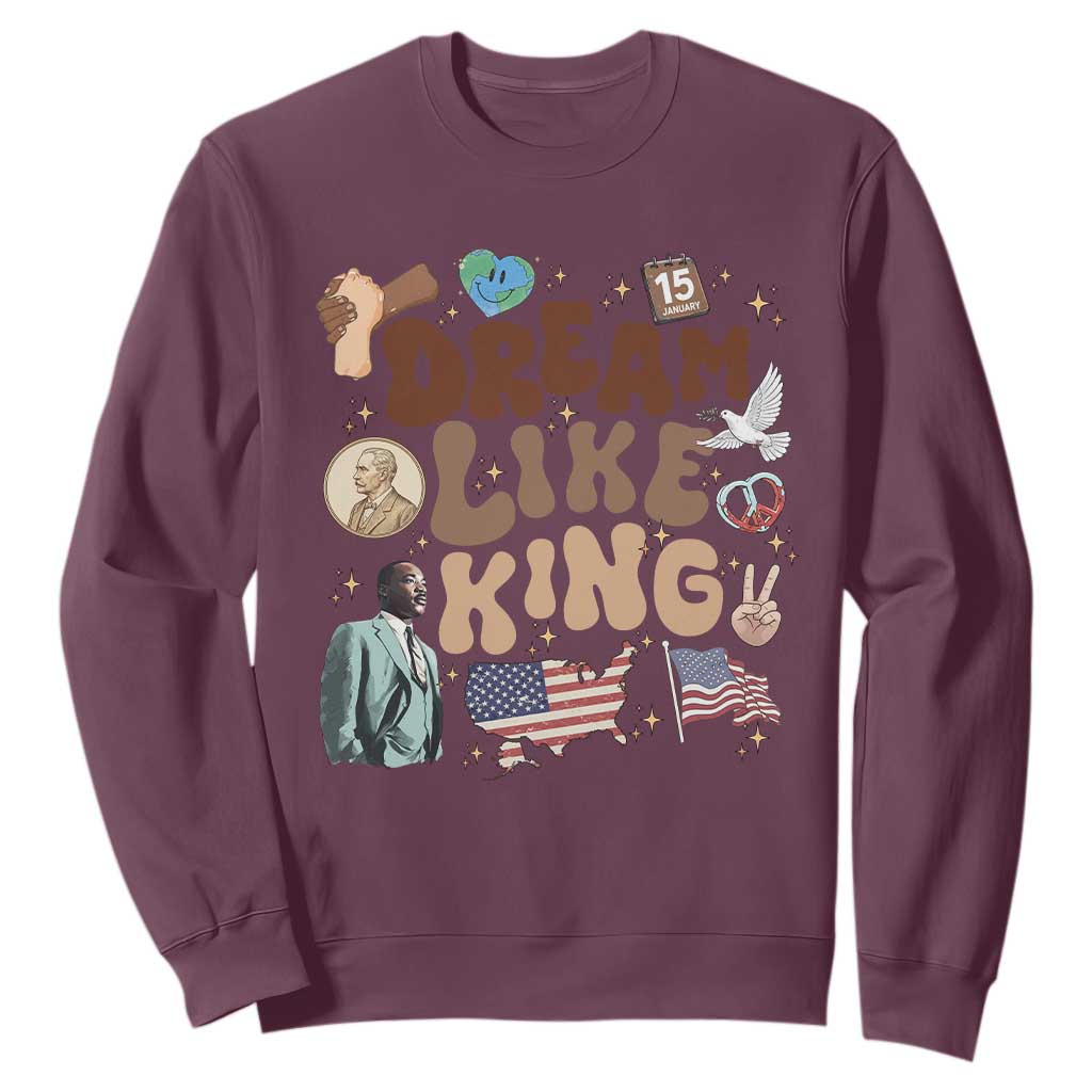 Martin Luther King Jr Sweatshirt Black History Melanin African American - African Pride