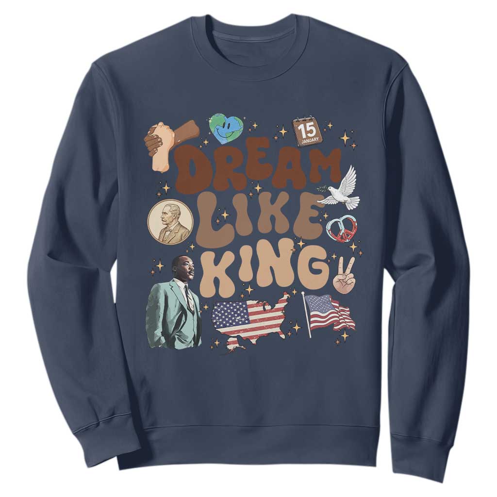 Martin Luther King Jr Sweatshirt Black History Melanin African American - African Pride