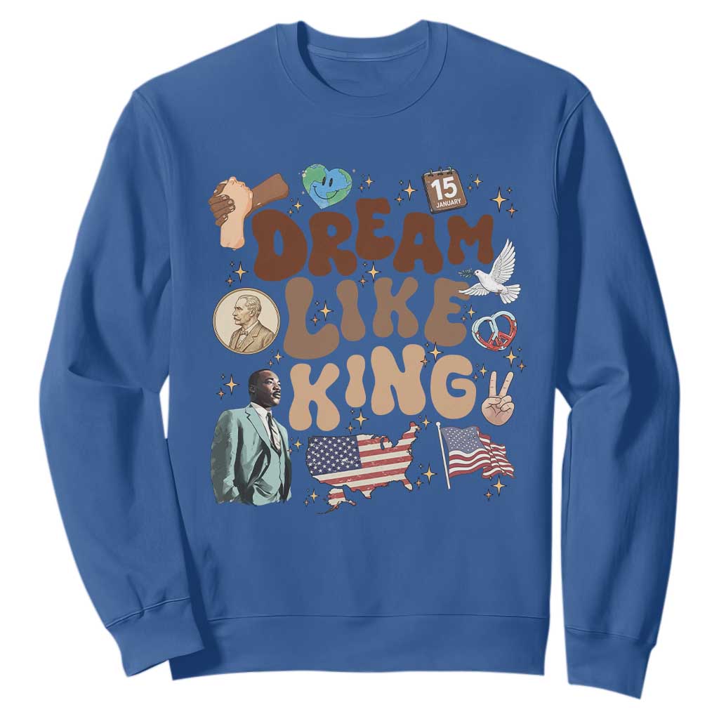 Martin Luther King Jr Sweatshirt Black History Melanin African American - African Pride