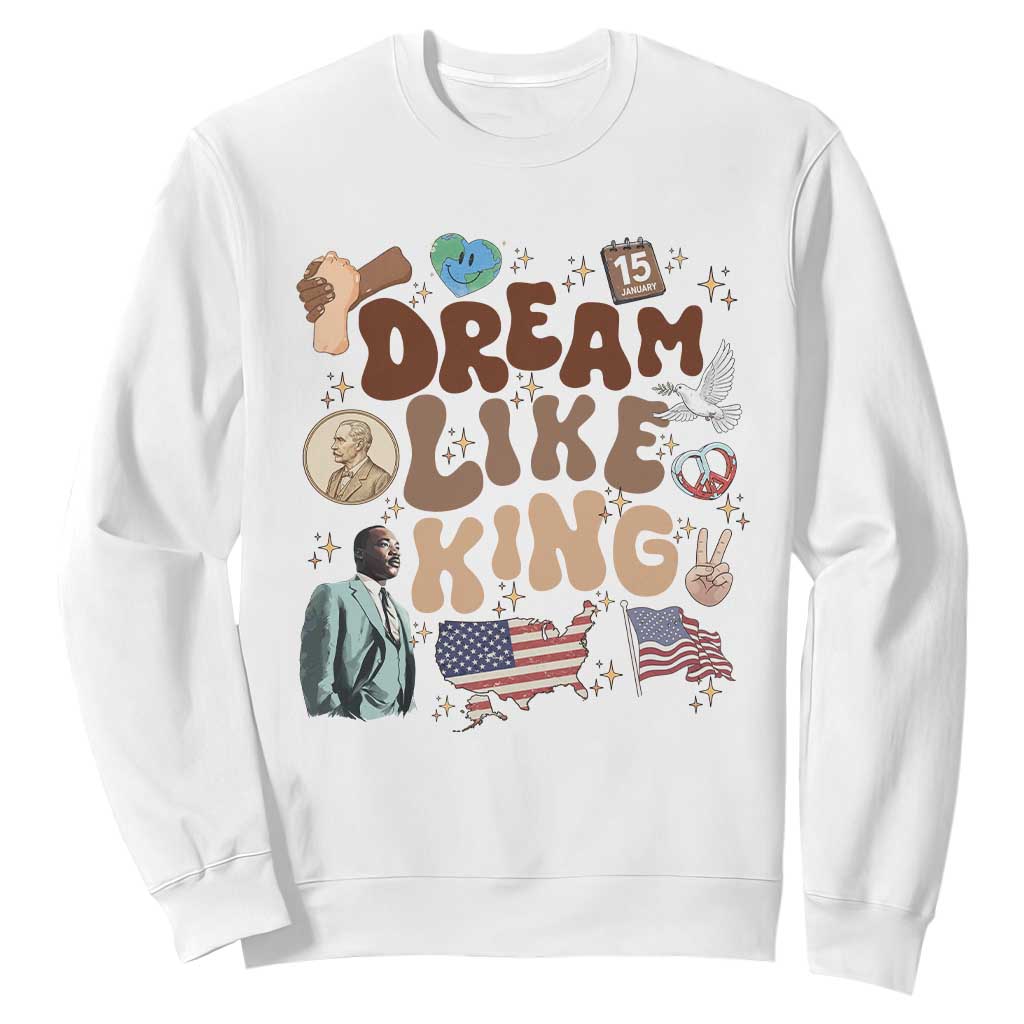 Martin Luther King Jr Sweatshirt Black History Melanin African American - African Pride