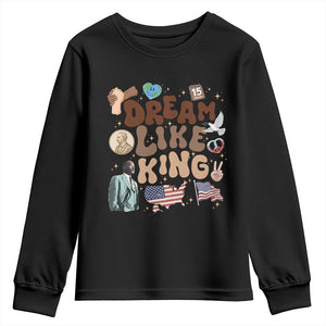 Martin Luther King Jr Youth Sweatshirt Black History Melanin African American - African Pride