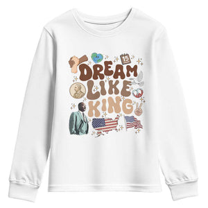 Martin Luther King Jr Youth Sweatshirt Black History Melanin African American - African Pride
