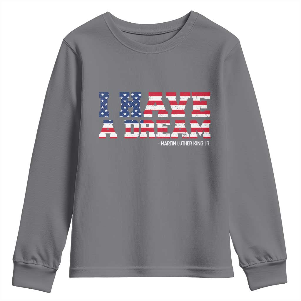 Martin Luther King Jr Youth Sweatshirt Black History African American - African Pride