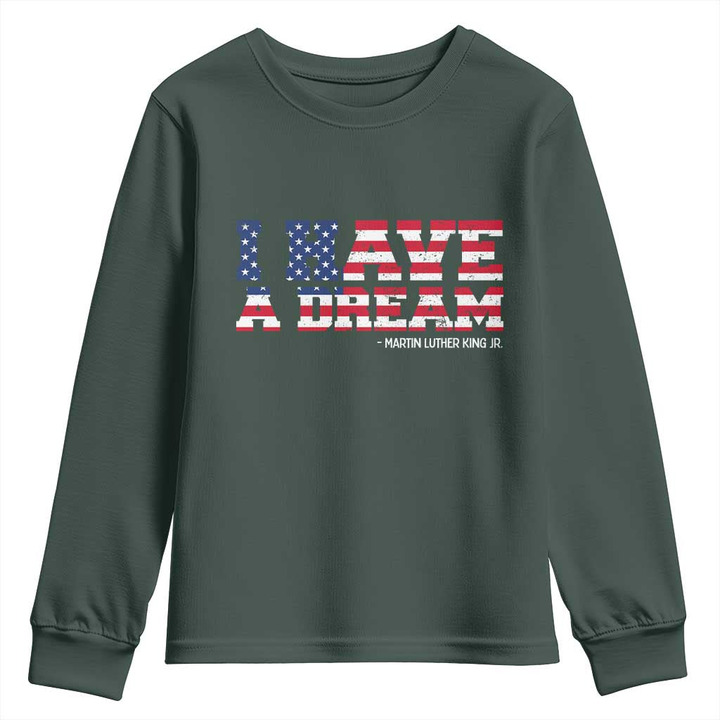Martin Luther King Jr Youth Sweatshirt Black History African American - African Pride