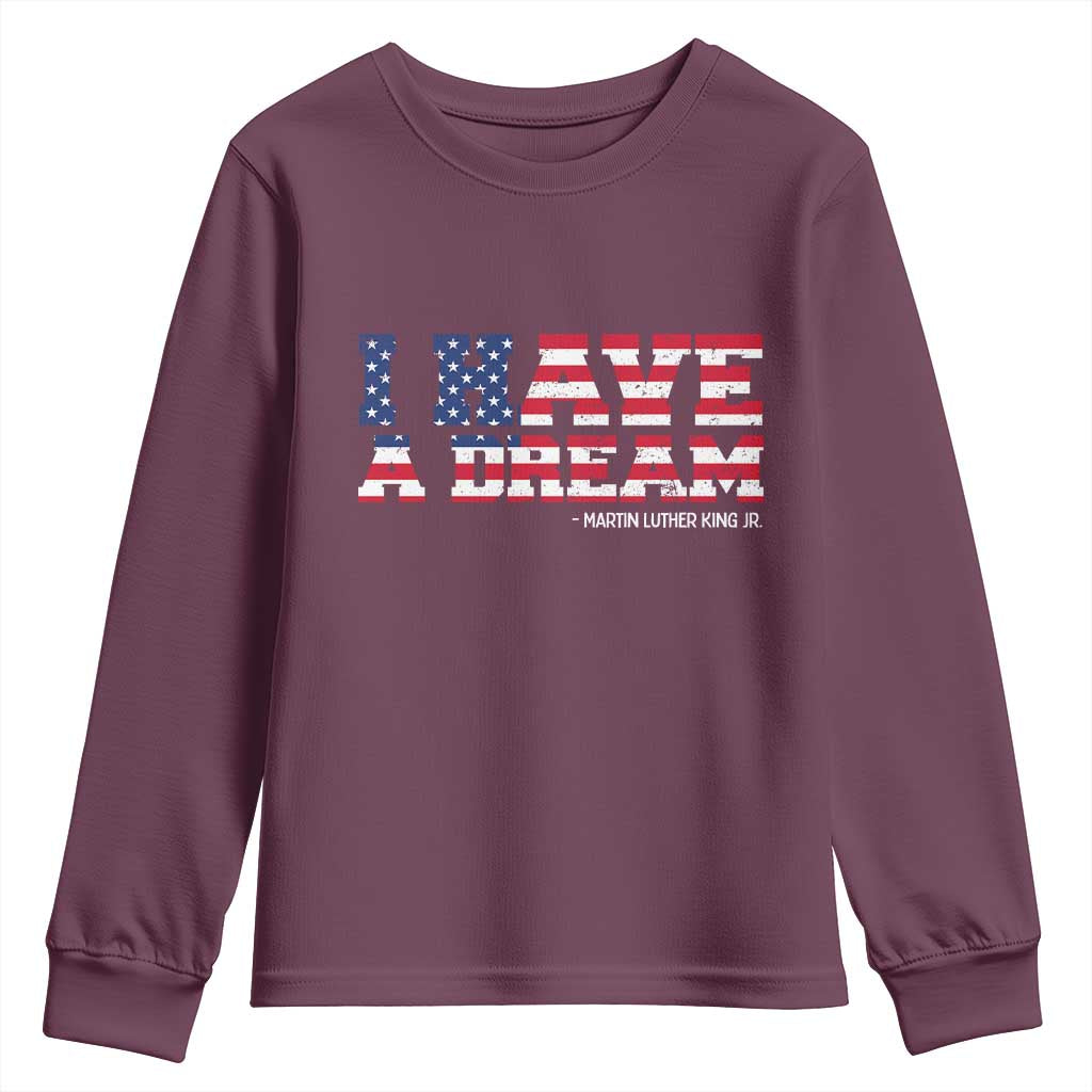 Martin Luther King Jr Youth Sweatshirt Black History African American - African Pride