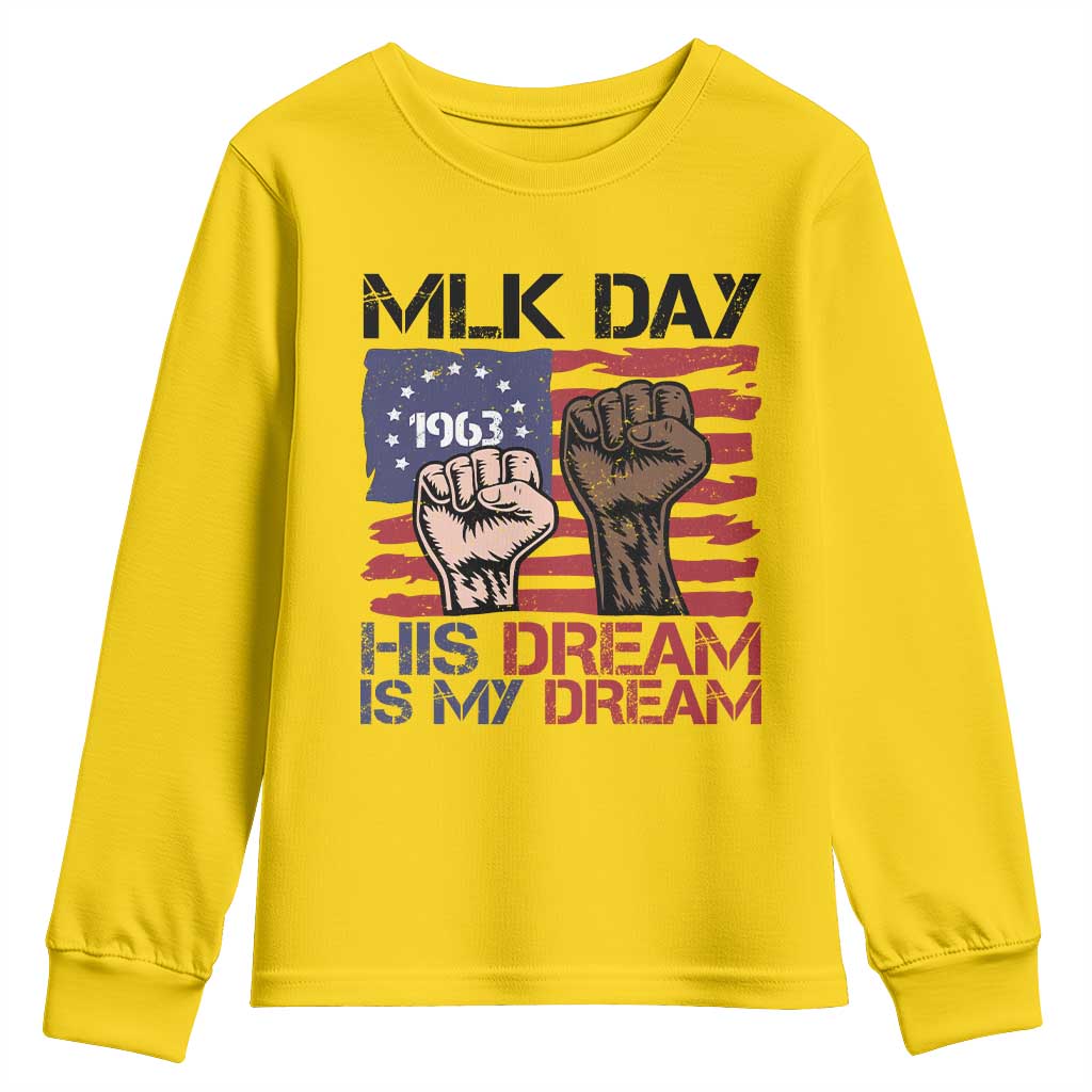His Dream is My Dream Youth Sweatshirt Martin Luther King Jr MLK Day - African Pride