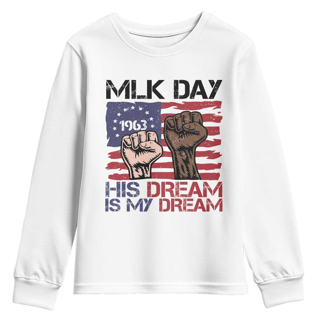 His Dream is My Dream Youth Sweatshirt Martin Luther King Jr MLK Day - African Pride