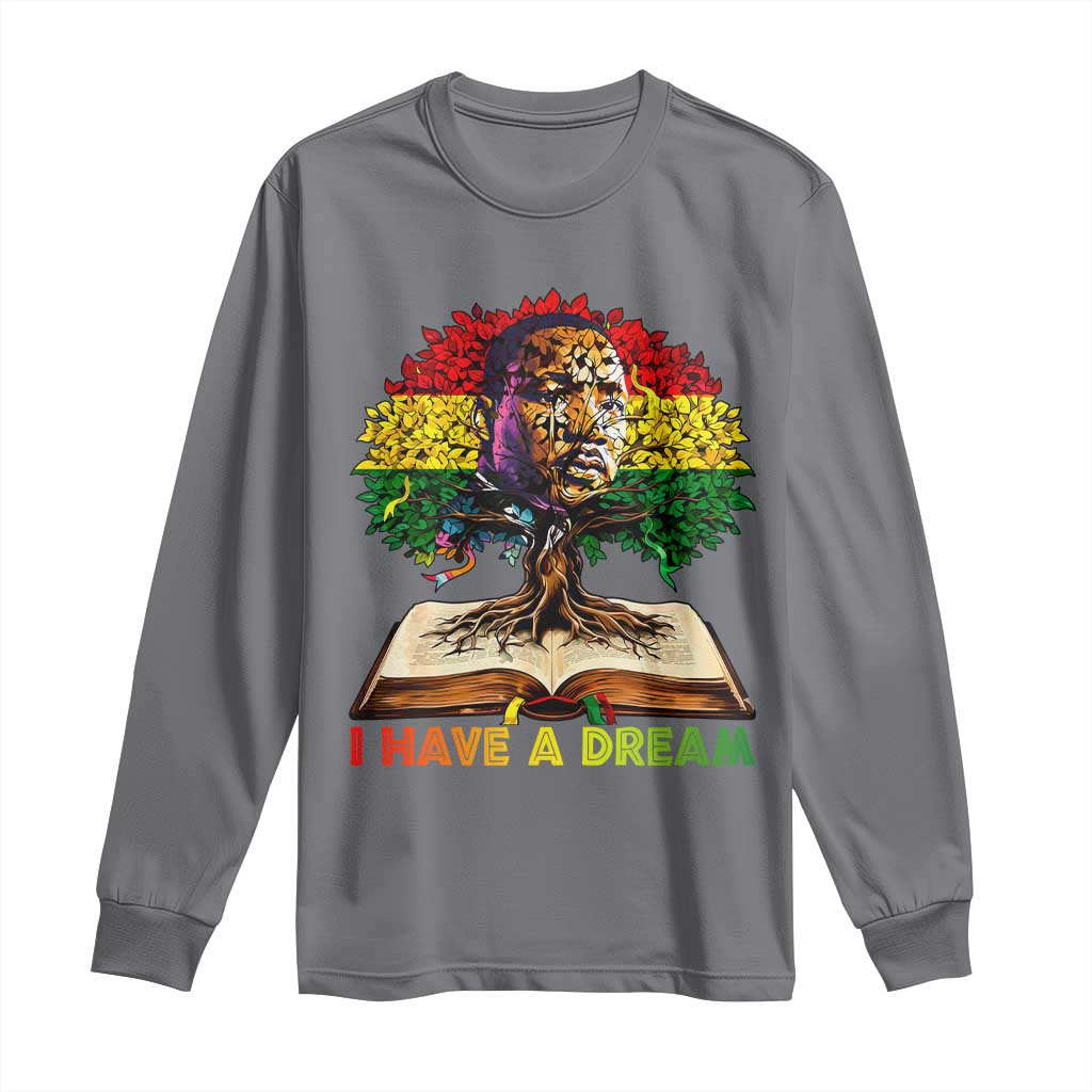 Martin Luther King Jr Long Sleeve Shirt Black History Month Melanin African - African Pride