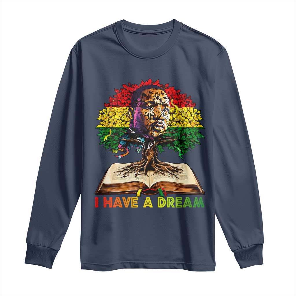 Martin Luther King Jr Long Sleeve Shirt Black History Month Melanin African - African Pride