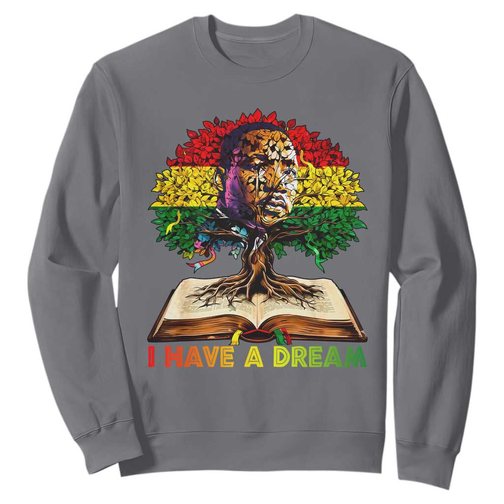 Martin Luther King Jr Sweatshirt Black History Month Melanin African - African Pride