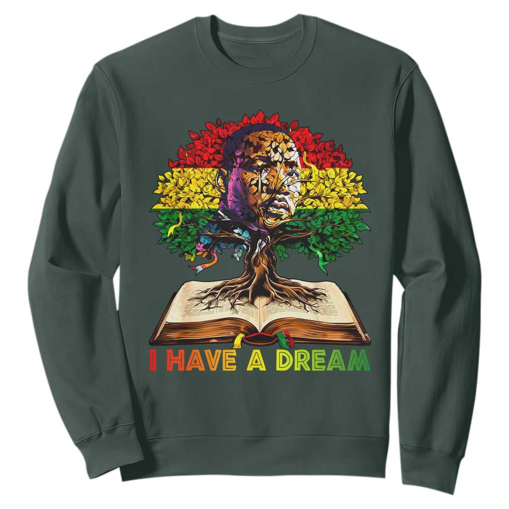 Martin Luther King Jr Sweatshirt Black History Month Melanin African - African Pride