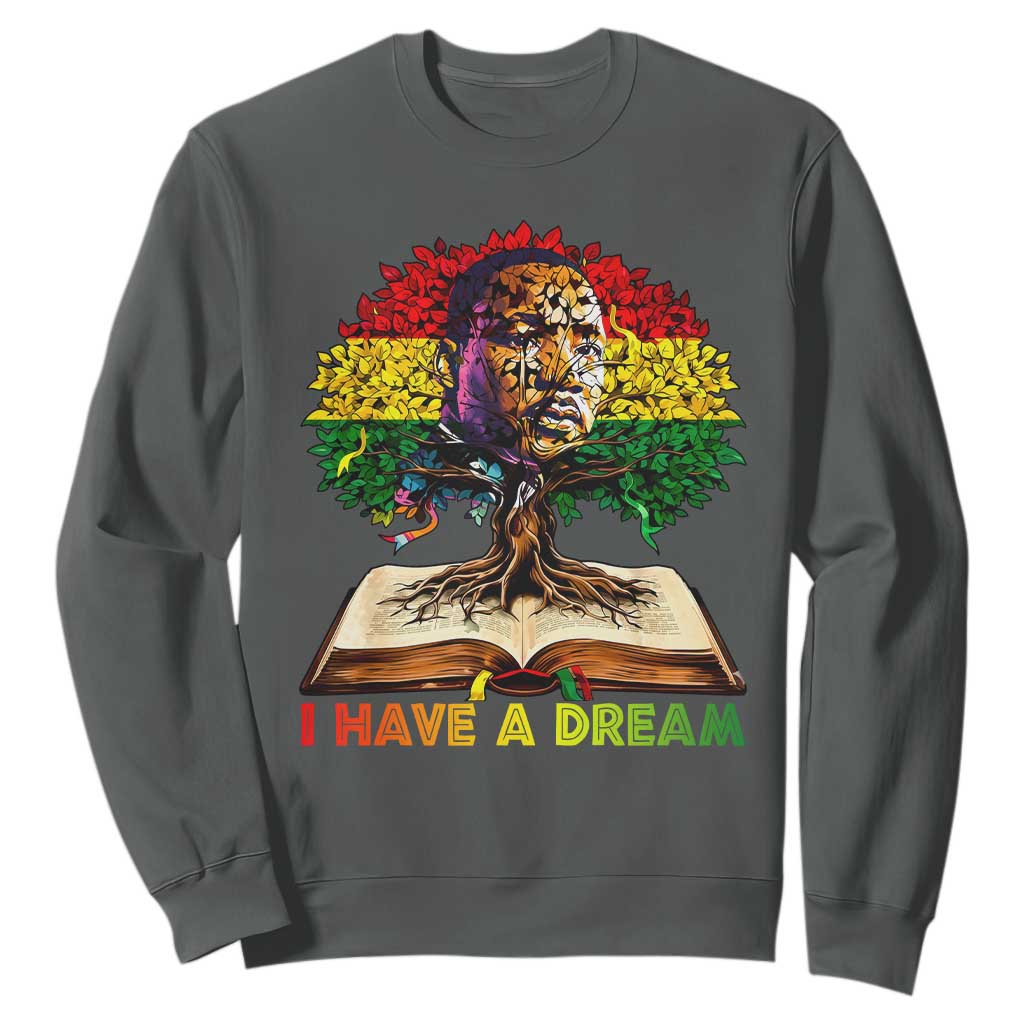 Martin Luther King Jr Sweatshirt Black History Month Melanin African - African Pride