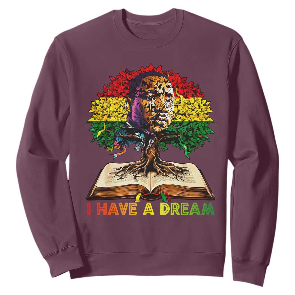 Martin Luther King Jr Sweatshirt Black History Month Melanin African - African Pride