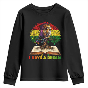 Martin Luther King Jr Youth Sweatshirt Black History Month Melanin African - African Pride