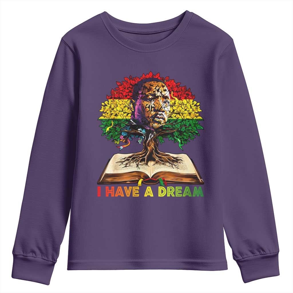 Martin Luther King Jr Youth Sweatshirt Black History Month Melanin African - African Pride