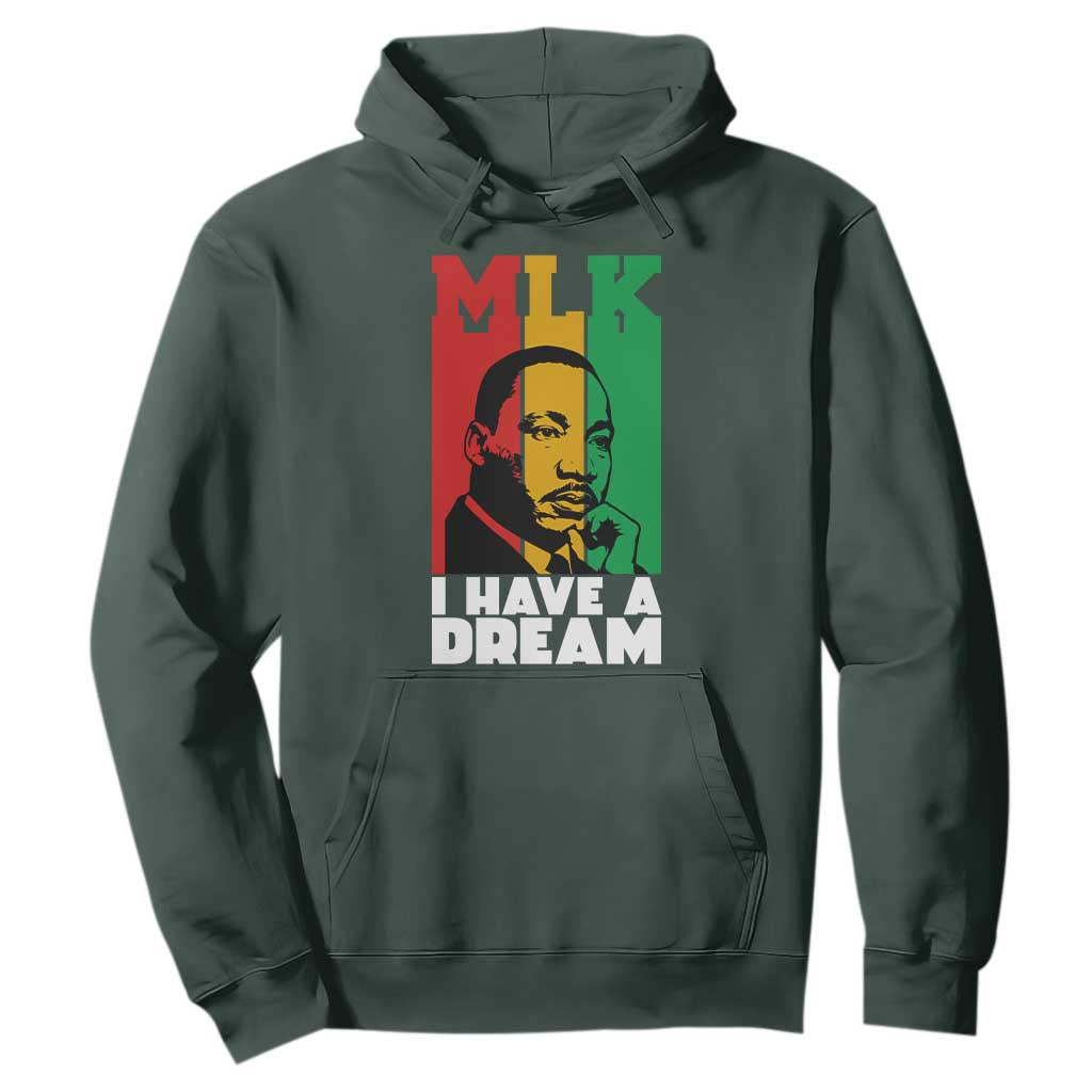 Martin Luther King Jr Hoodie I Have Dream MLK Quote - African Pride
