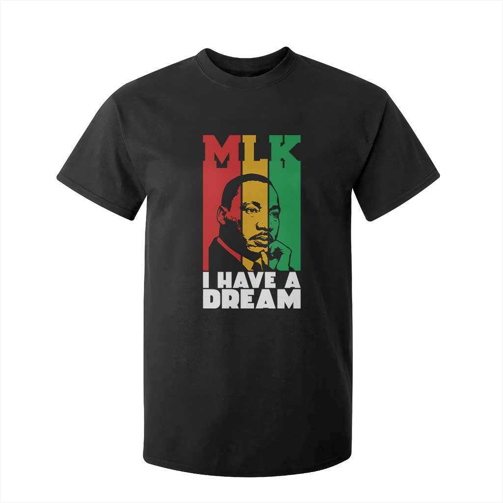 Martin Luther King Jr T Shirt For Kid I Have Dream MLK Quote - African Pride
